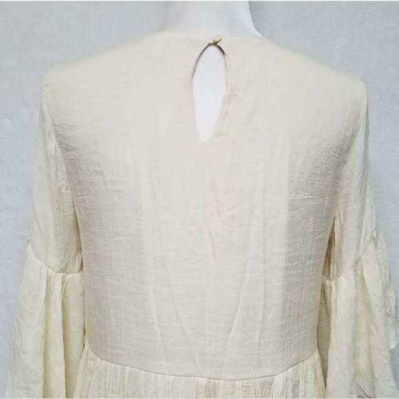 Umgee Boho Bliss Cream Floral Embroidered Dress - Picture 11 of 15